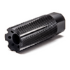 Linear Compensator 1/2x36 Threads AR-15 | Black | Knurled