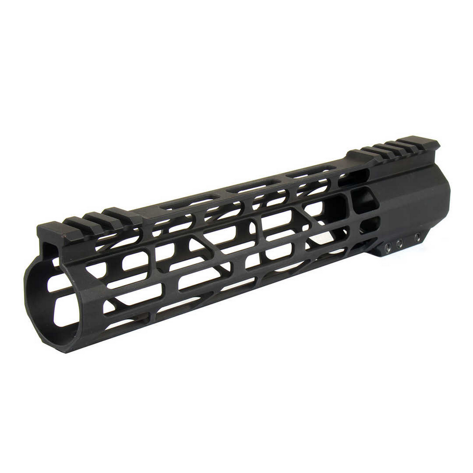 10 inch AR-15 M-LOK Handguard Free Float Rail | Ultralight