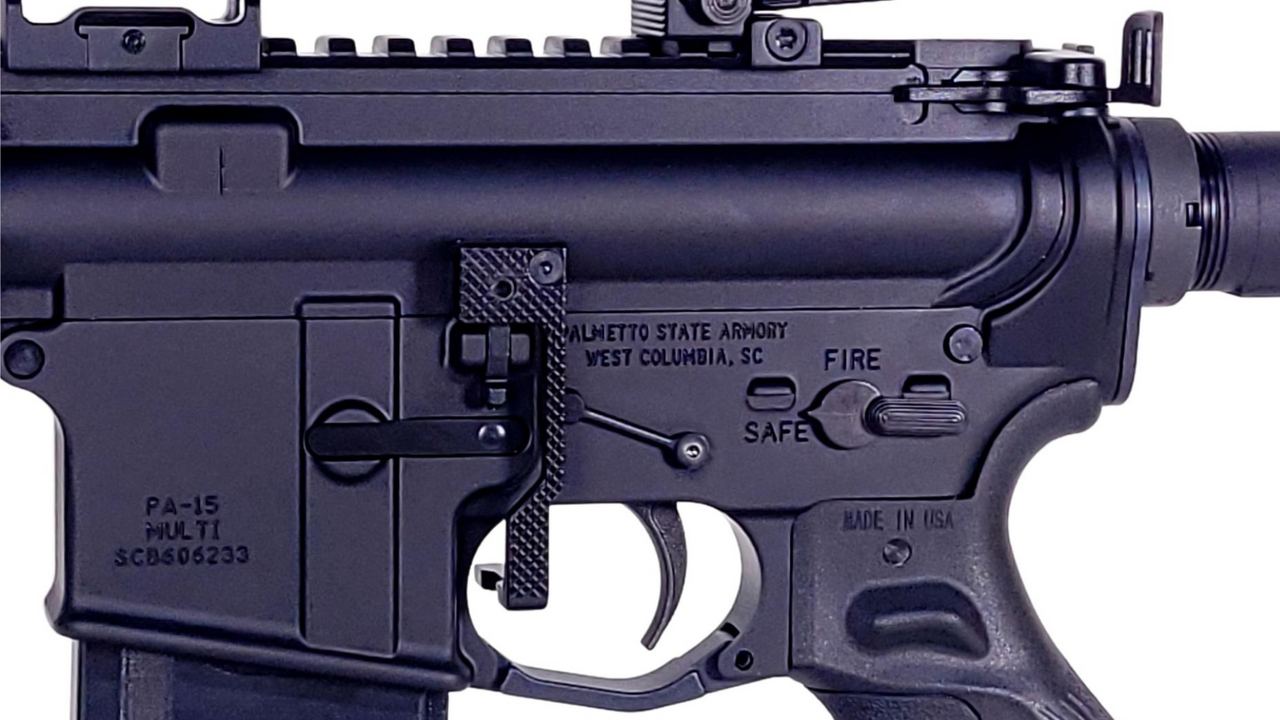 AR-15 Ambidextrous Bolt Catch Release Lever | Nitride