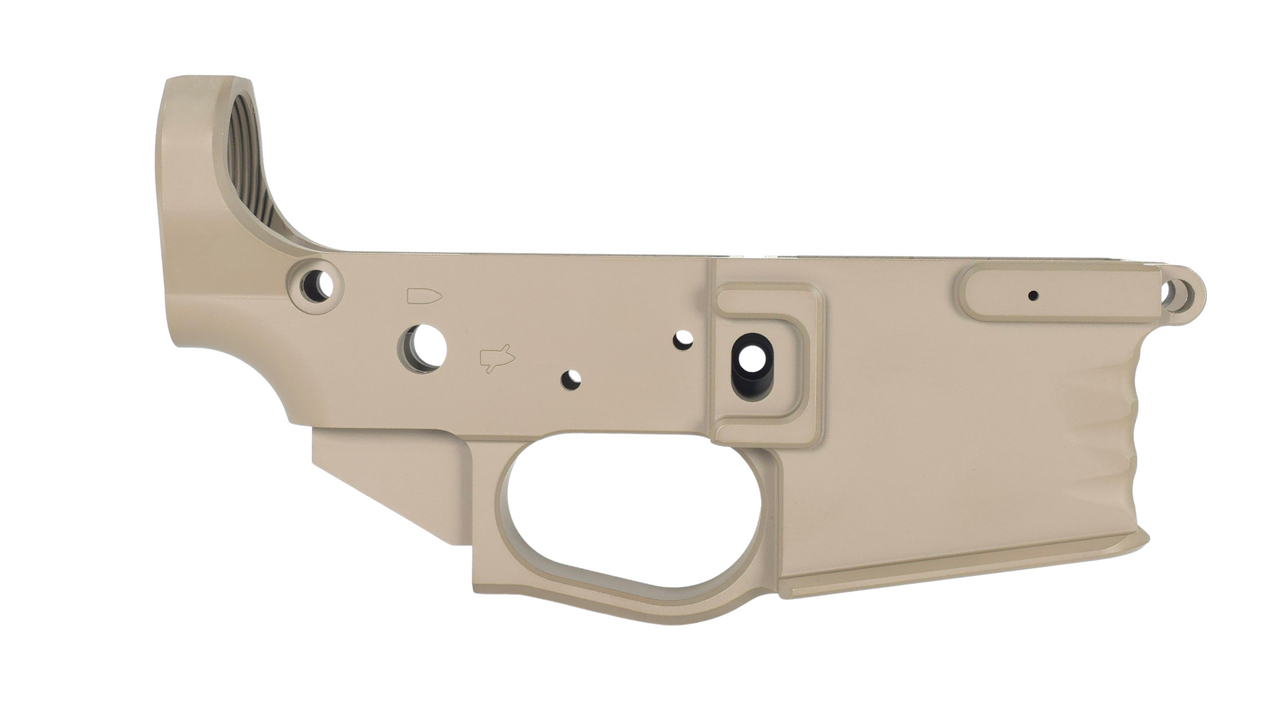 Cross Machine Tool Billet Stripped Lower Receiver | Flat Dark Earth | UHP15