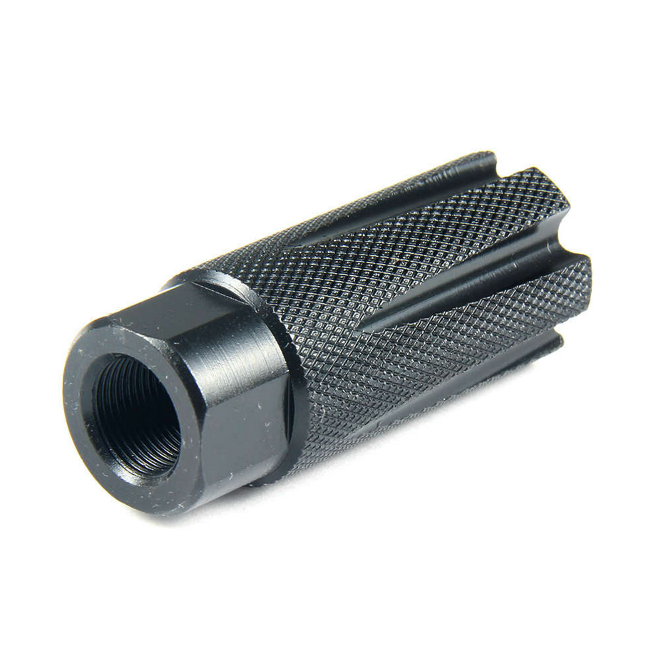 Linear Compensator 1/2x36 Threads AR-15 | Black | Knurled