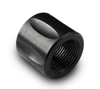 Thread Protector 1/2-36 .712″ OD | Black Fluted | .630" Long