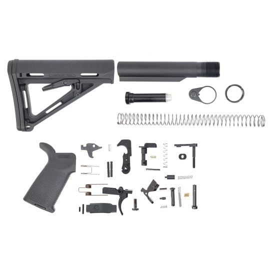 AR-15 Lower Build Kit w/ Magpul MOE | Black | Palmetto State Armory