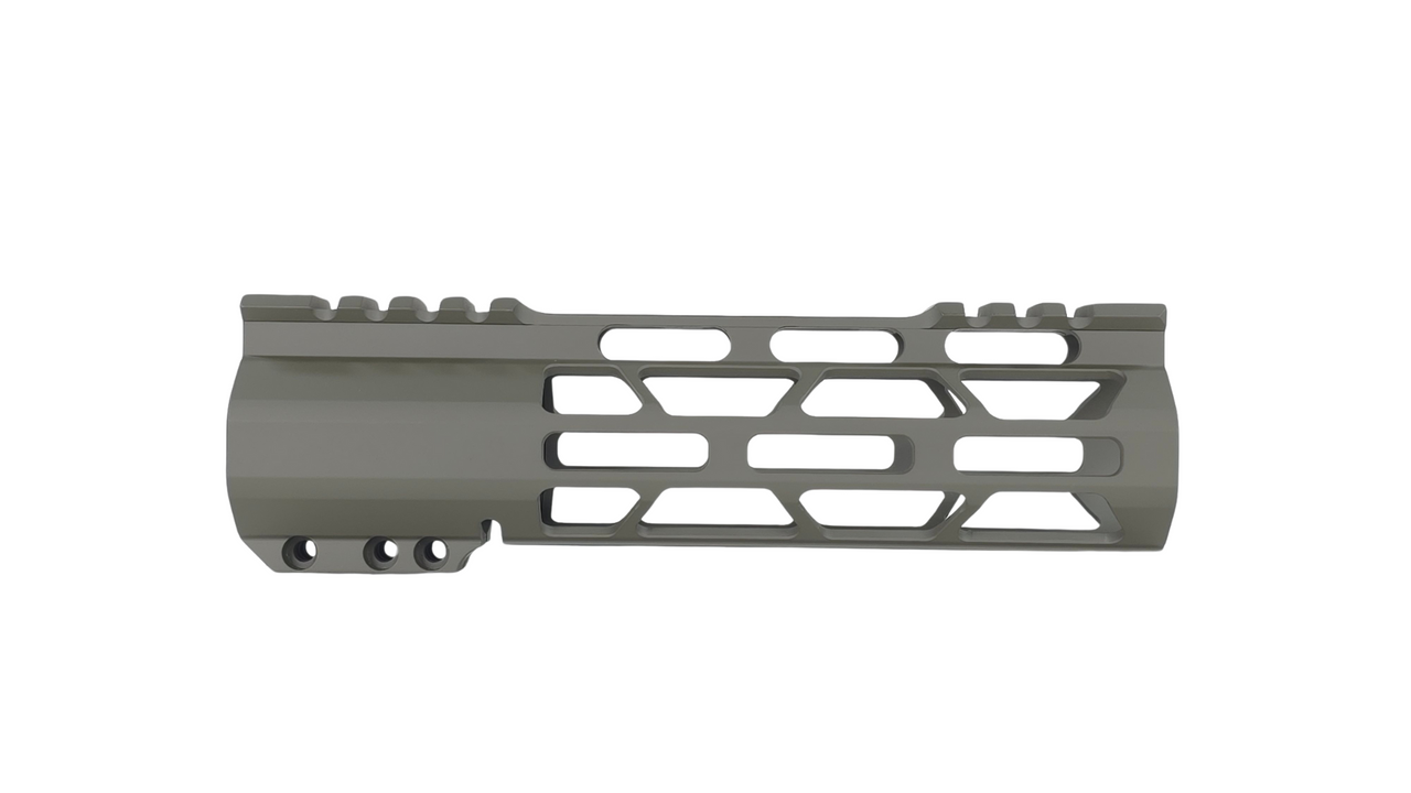 7 inch AR-15 M-LOK Handguard Free Float Rail | OD Green | Ultralight