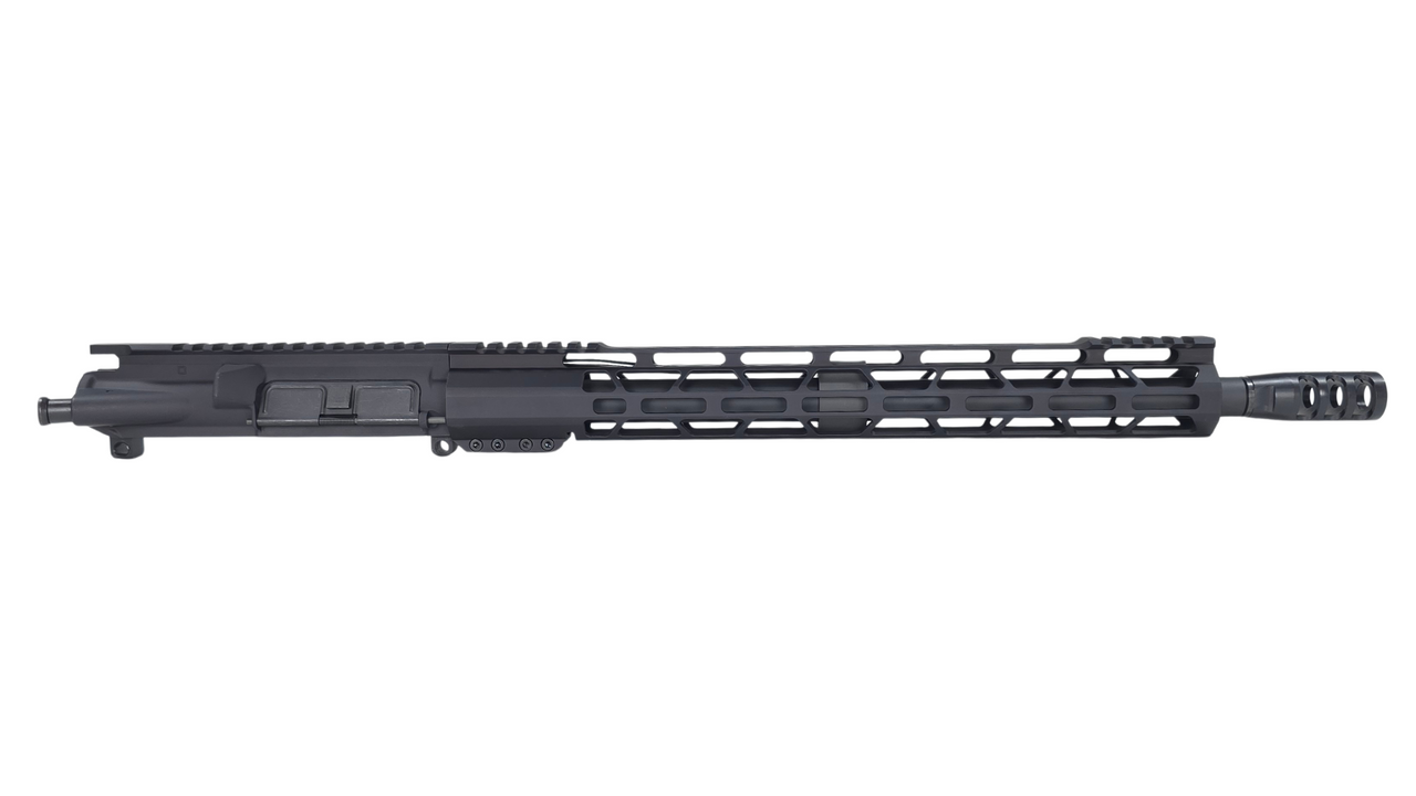 16" 458 Socom AR-15 Upper Assembly | Tromix | 1x14 CMV GunKote Carbine Length HBAR Barrel | Compensator | 15" MLOK Rail