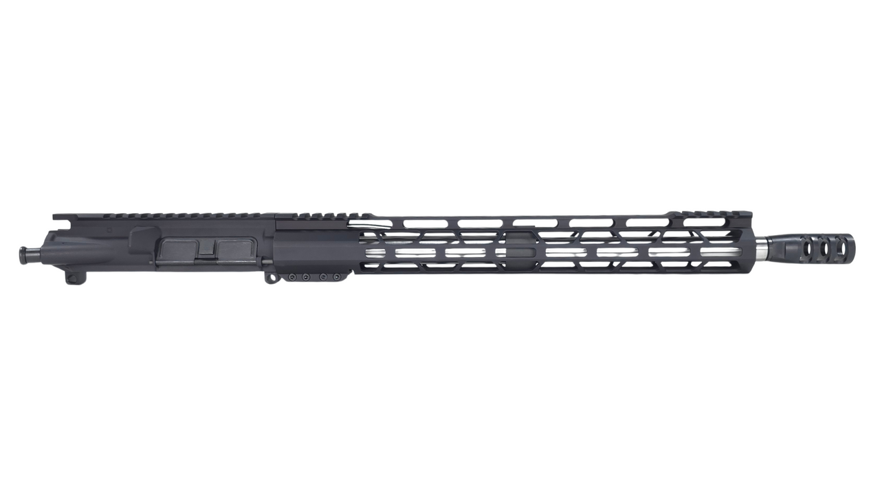 16" 458 Socom AR-15 Upper Assembly | SHAW Barrel | 1x14 SS Carbine Length HBAR Barrel | Compensator | 15" MLOK Rail