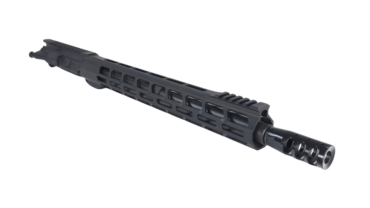 16" 458 Socom AR-15 Upper Assembly |  1x14 CMV Parkerized Carbine Length HBAR Barrel | Compensator | 15" MLOK Rail
