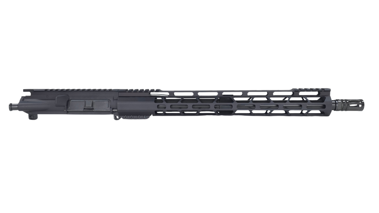 16" 7.62x39 AR-15 Upper Assembly |  1x10 CMV Parkerized Carbine Length HBAR Barrel | 15" MLOK Rail