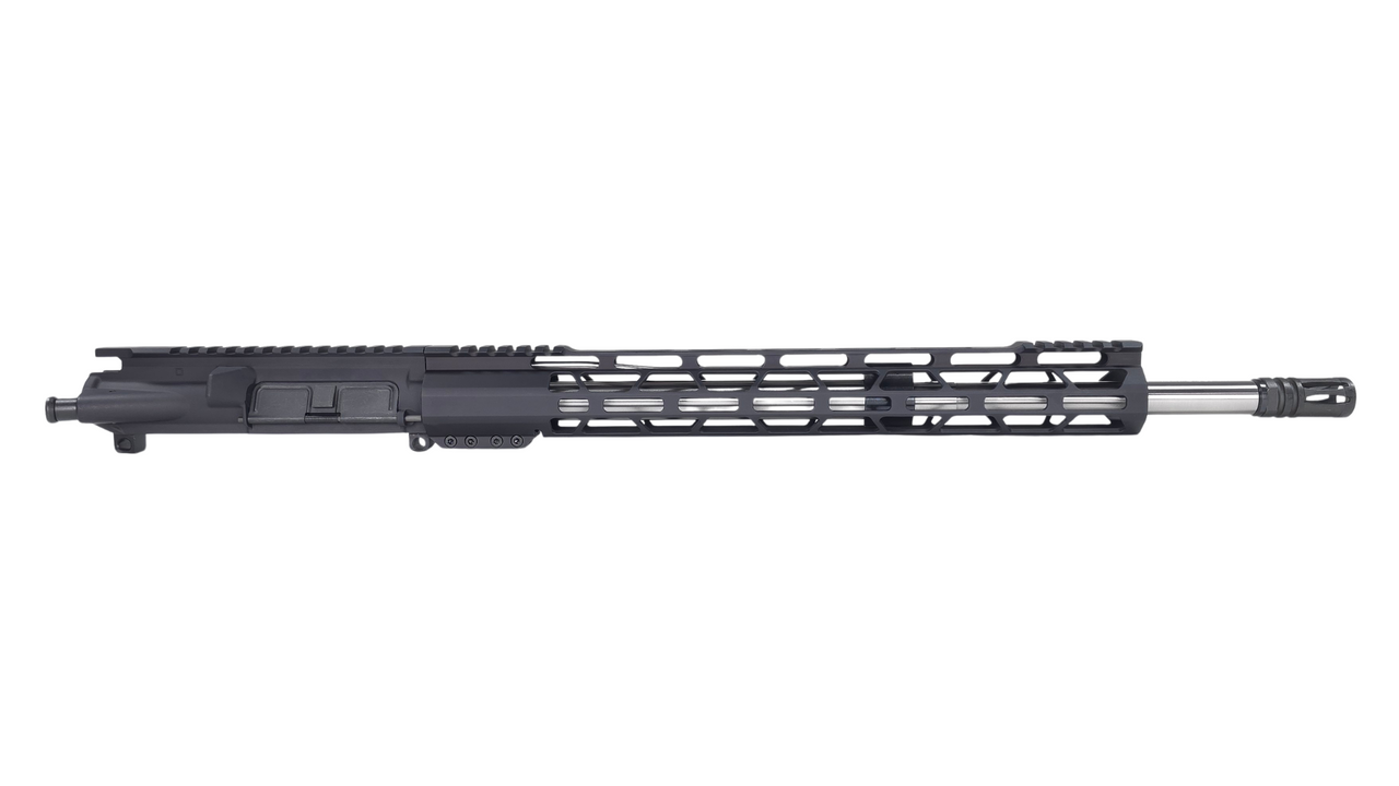 18" 6.5 Grendel AR-15 Upper Assembly |  SHAW Barrel | 1x8 SS Mid Length HBAR Barrel | 15" MLOK Rail