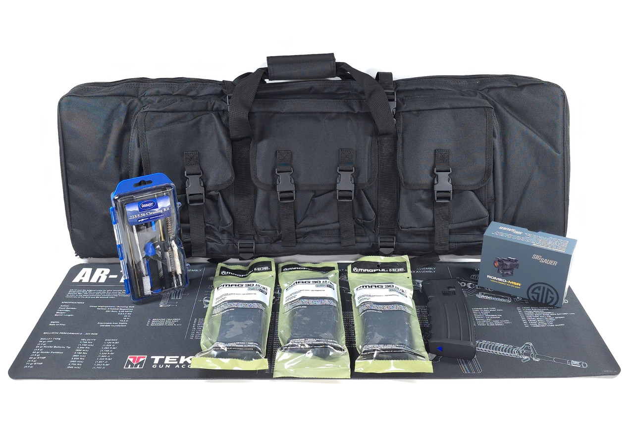 10.5" 5.56 NATO AR-15 Pistol |  Bugout Bundle | Anderson Mfg |1x7 CMV Carbine Length M4 Barrel | 7" Quad Rail