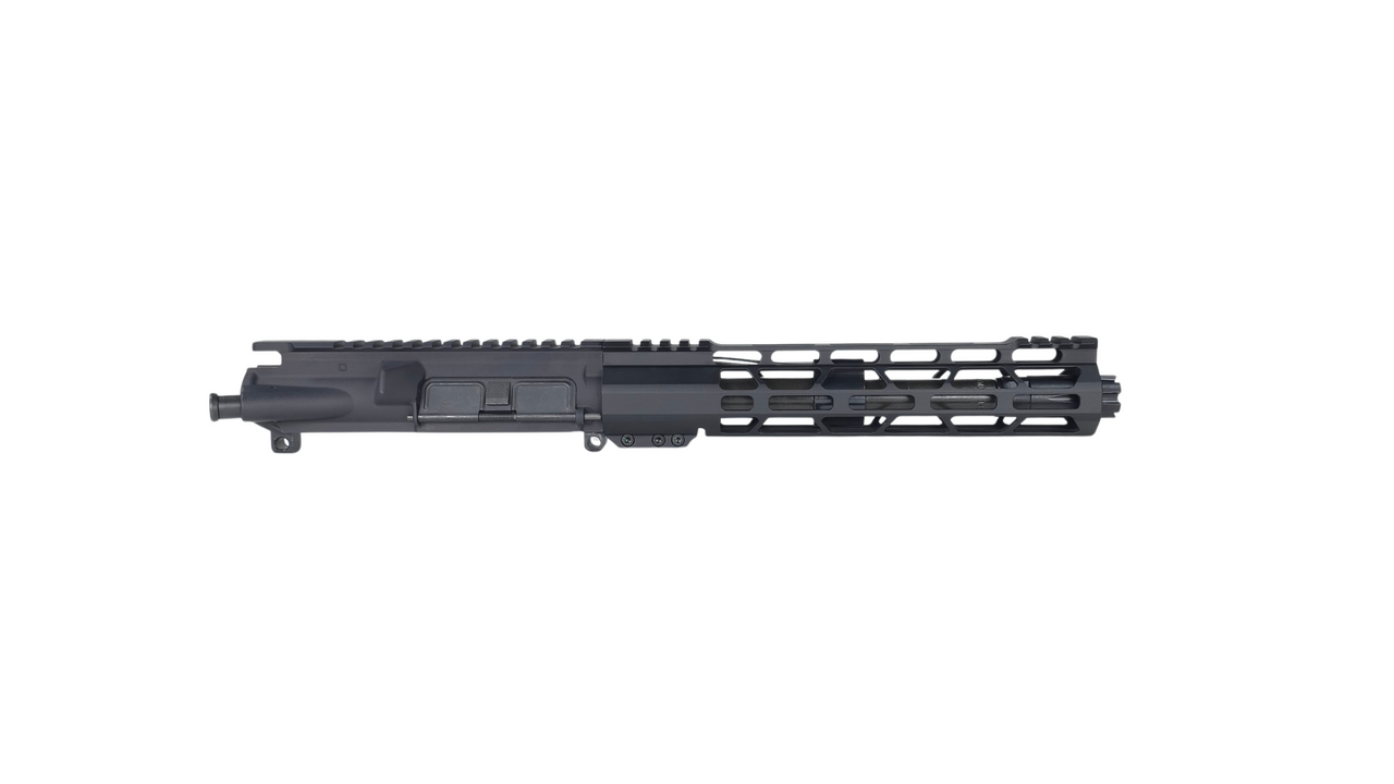 8.5" 300 Blackout AR-15 Upper Assembly | 1x8 CMV Parkerized Carbine HBAR Barrel | Linear Compensator | 10" MLOK Rail