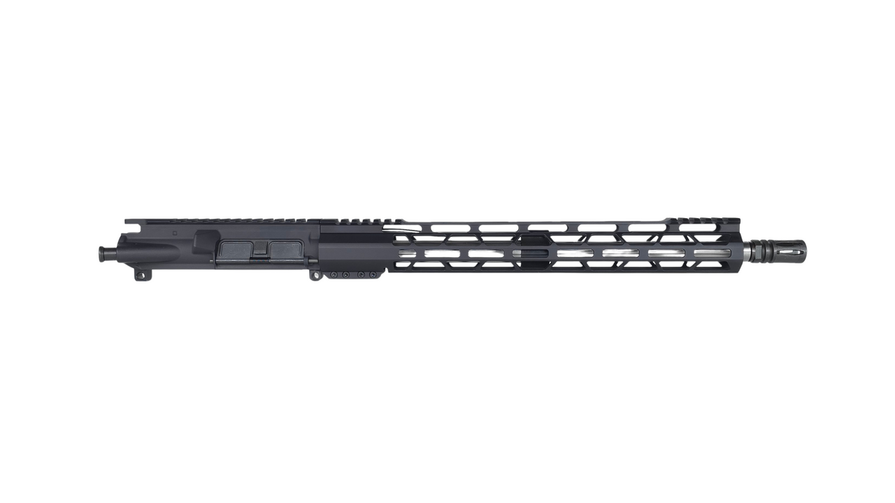16" 6.8 SPC AR-15 Upper Assembly | SHAW Barrel | 1x11 SS Carbine HBAR Barrel | Flash Hider | 15" MLOK Rail