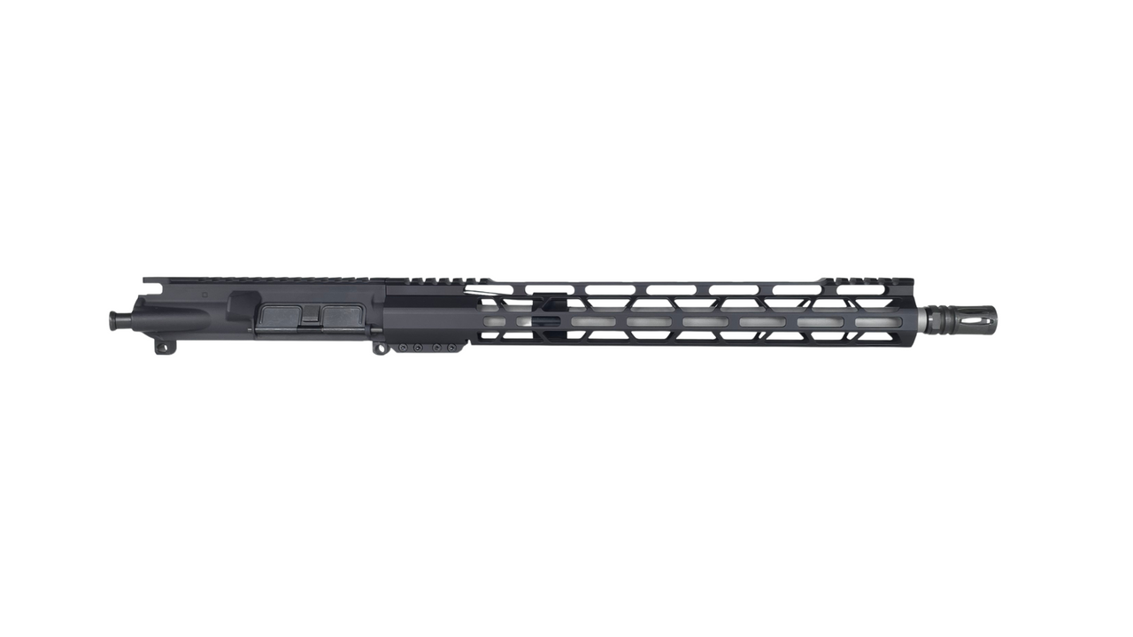 16" 338 ARC AR-15 Upper Assembly |  SHAW Barrel | 1x8 SS Pistol Length HBAR Barrel | 15" MLOK Rail