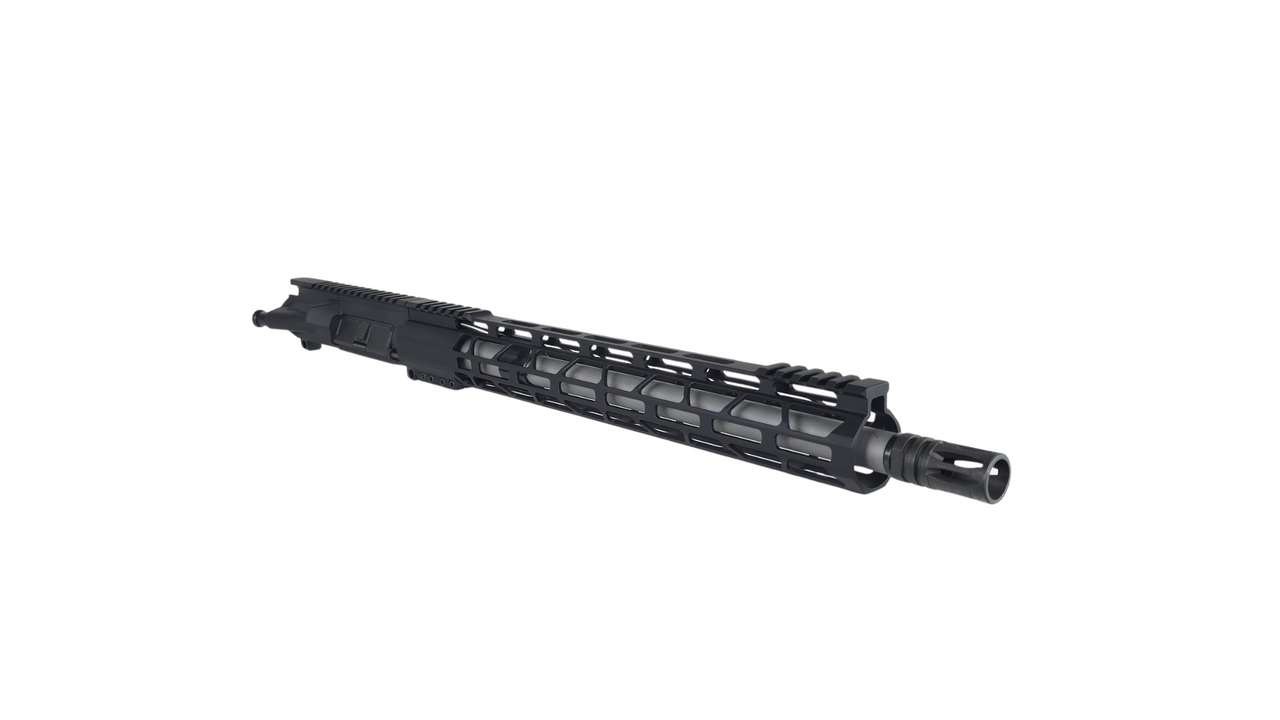 16" 338 ARC AR-15 Upper Assembly |  SHAW Barrel | 1x8 SS Pistol Length HBAR Barrel | 15" MLOK Rail