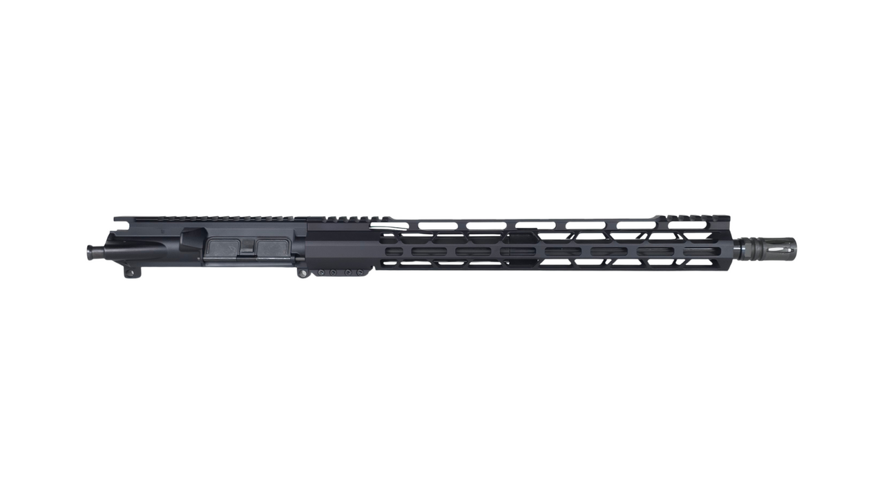 16" 338 ARC AR-15 Upper Assembly | 1x8 CMV Carbine Length HBAR Parkerized Barrel | 15" MLOK Rail