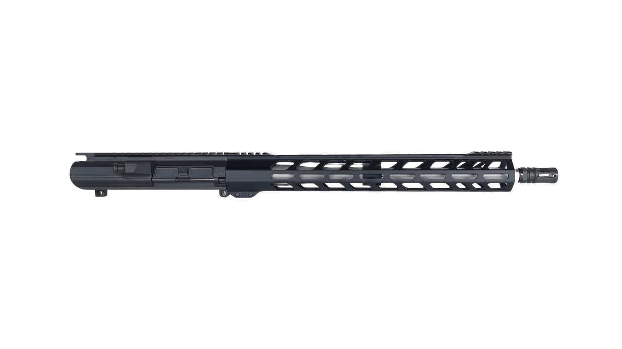16" 8.6 Blackout AR-10 Upper Assembly | SHAW Barrel | 1x3 SS Carbine Length HBAR Barrel | A2 Flash Hider | 15" MLOK Rail