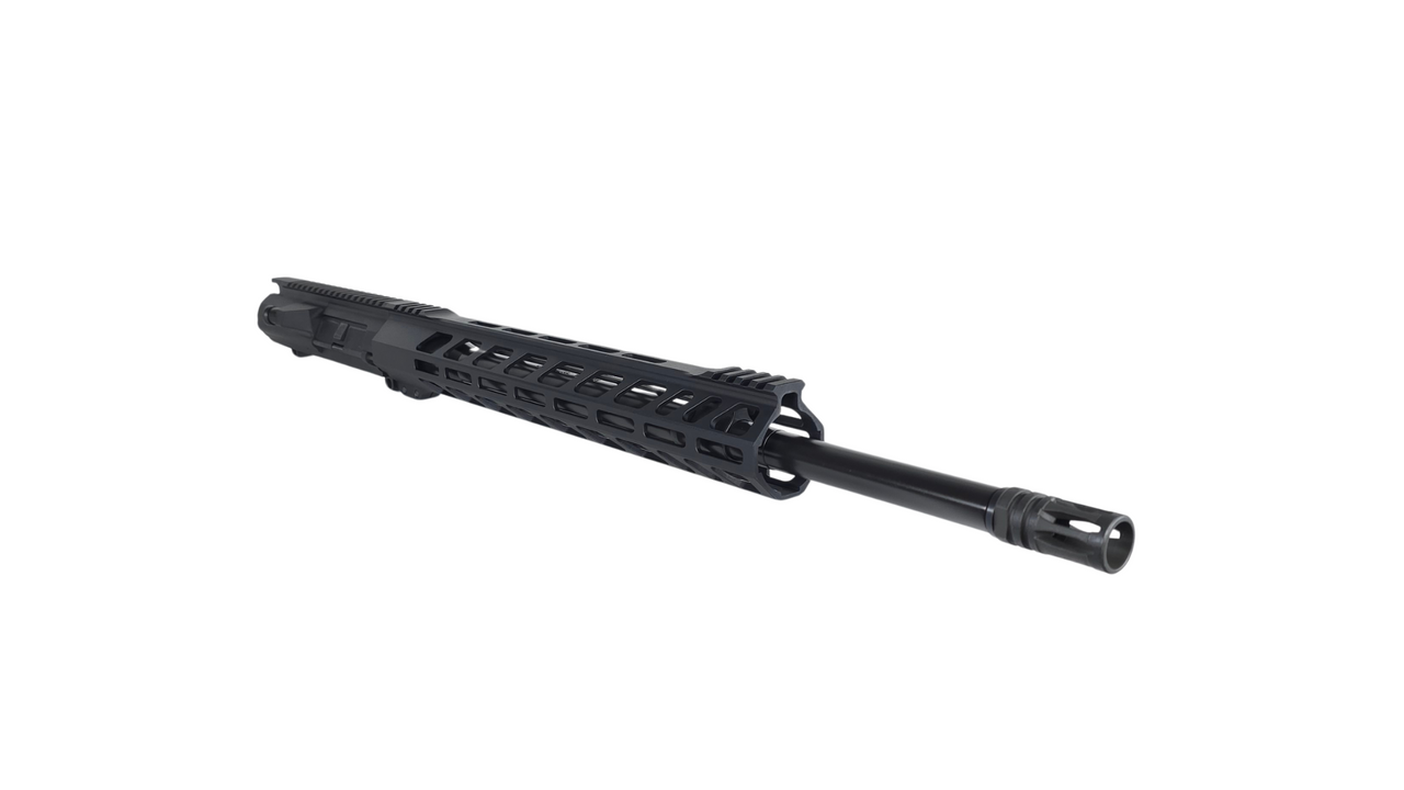 20" 308 AR-10 Upper Assembly | MEGA ARMS Barrel | 1x10 SS Rifle Length Medium Barrel | A2 Flash Hider | 15" MLOK Rail