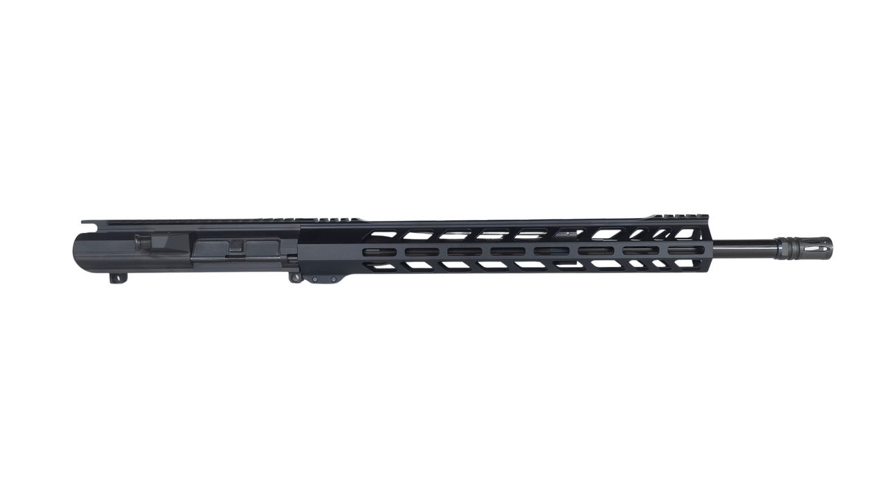 18" 308 AR-10 Upper Assembly | MEGA ARMS Barrel | 1x10 SS Mid Length Medium Barrel | A2 Flash Hider | 15" MLOK Rail