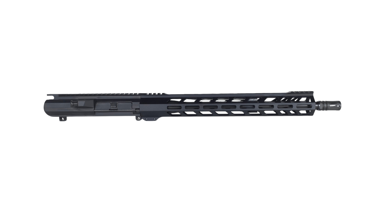 16" 308 AR-10 Upper Assembly | MEGA ARMS Barrel | 1x10 SS Mid Length Medium Barrel | A2 Flash Hider | 15" MLOK Rail