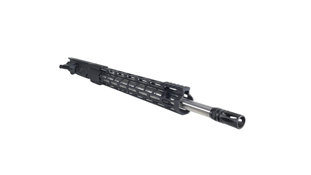 18" 6MM ARC AR-15 Upper Assembly | SHAW Barrel | 1x7.5 SS Rifle Length HBAR Barrel | Flash Hider | 15" MLOK Rail