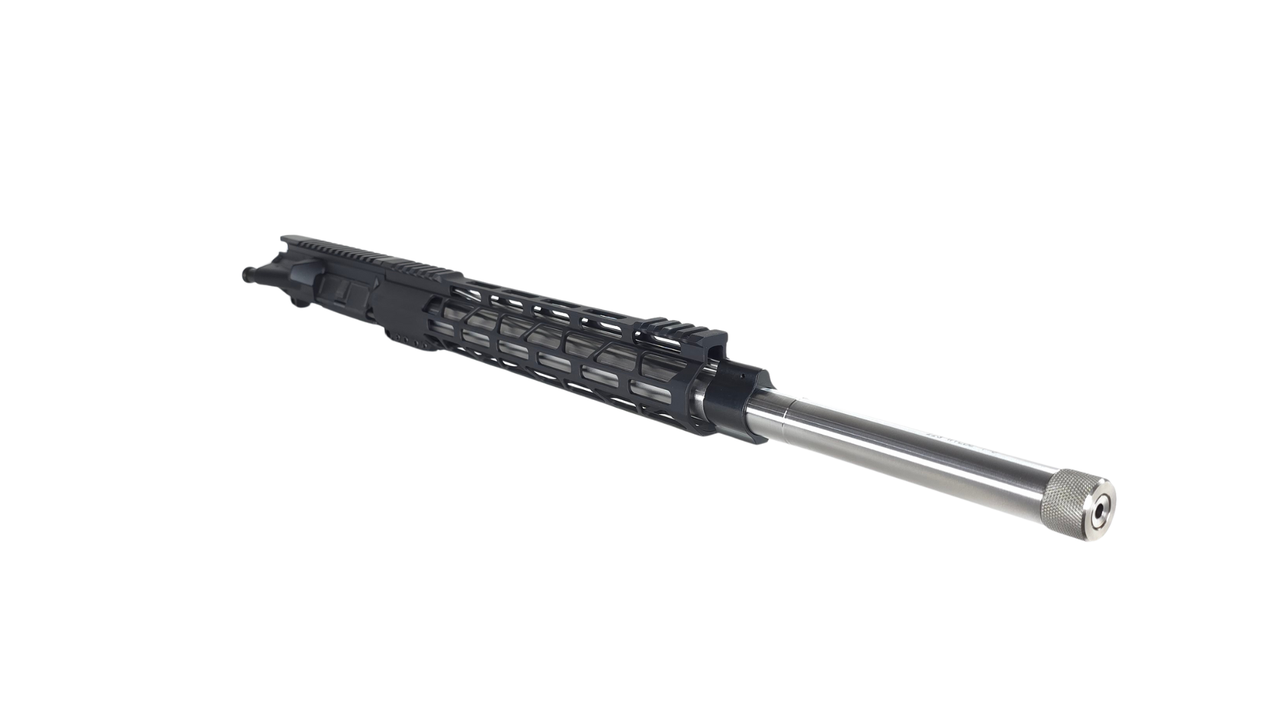 20" 223 Wylde AR-15 Upper Assembly | Varmint Rig | SHAW Barrels | 1x8 SS Rifle Length Bull Barrel | Thread Protector | 12" MLOK Rail