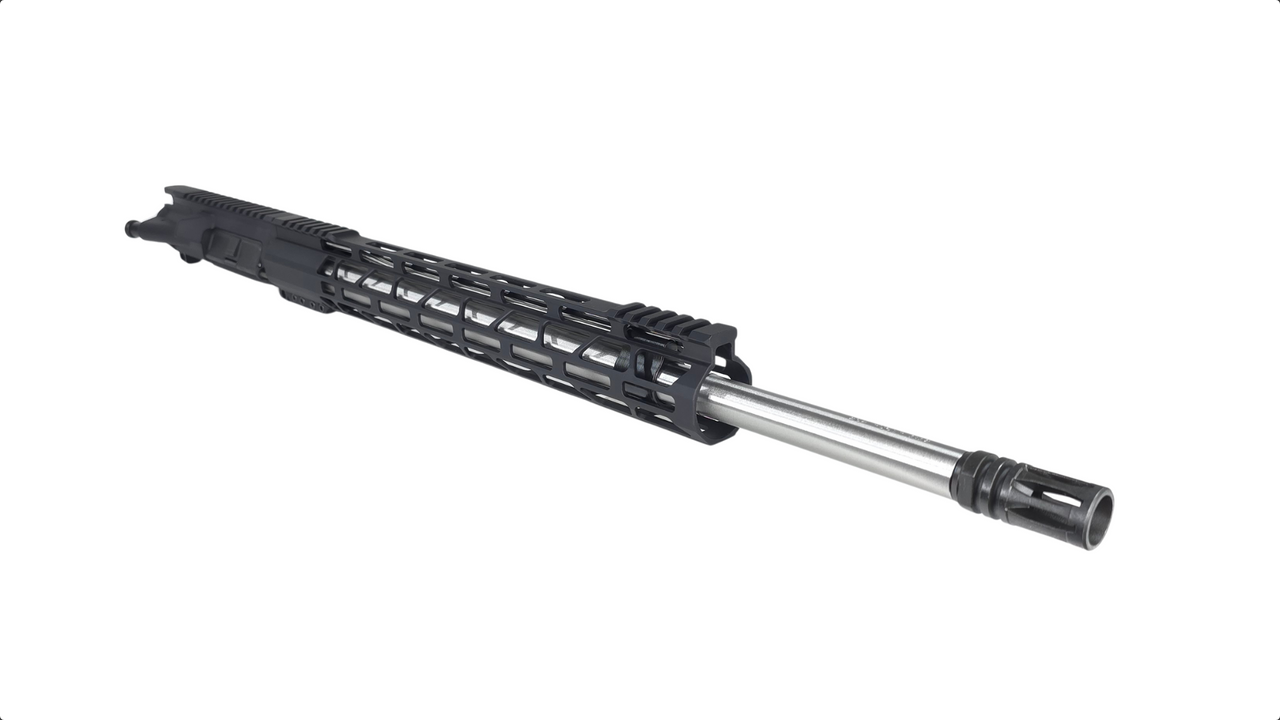 20" 6.5 Grendel AR-15 Upper Assembly |  SHAW Barrel | 1x8 SS Rifle Length HBAR Barrel | 15" MLOK Rail