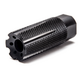 Linear Compensator 1/2x36 Threads AR-15 | Black | Knurled