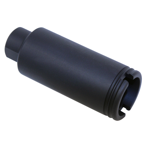 AR-15 Slim Line Cone Flash Can 1/2x28 | Black