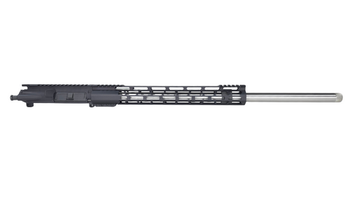 24" 6.8 SPC AR-15 Upper Assembly | SHAW Barrel | 1x6.5 SS Rifle Bull Barrel | Flash Hider | 15" MLOK Rail