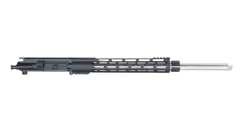 20" 223 Wylde AR-15 Upper Assembly | Varmint Rig | SHAW Barrels | 1x8 SS Rifle Length Bull Barrel | Thread Protector | 12" MLOK Rail