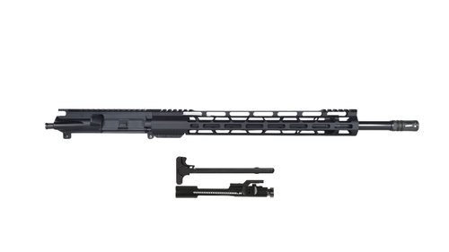 18" 22 ARC AR-15 Complete Upper Assembly | Ballistic Advantage | 1x7 SS Rifle Length HBAR Barrel | Flash Hider | 15" MLOK Rail | BCG & Charging Handle