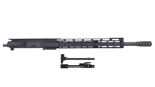 18" 450 Bushmaster Complete Upper | 1x24 CMV Parkerized Mid Length HBAR Barrel | Compensator | 15" MLOK Rail | BCG & Charging Handle