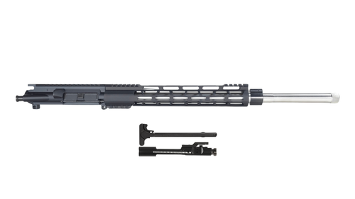 20" 223 Wylde Upper with BCG & Charging Handle | Varmint Rig | SHAW Barrels | 1x8 SS Rifle Length Bull Barrel | Thread Protector | 12" MLOK Rail