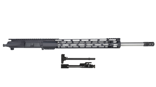 20" 223 Wylde Complete Upper with BCG and Charging Handle | SHAW Barrels | 1x8 SS Rifle Length HBAR Barrel | Flash Hider | 15" MLOK Rail