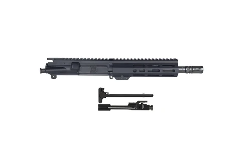 8.5" 300 Blackout Complete Upper with BCG and Charging Handle | 1x8 CMV Parkerized Pistol HBAR Barrel | Flash Hider | ASAL QD Flat Top 7" MLOK Rail