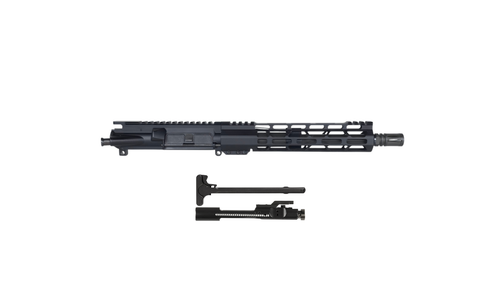 10.5" 300 Blackout Complete Upper with BCG and Charging Handle | 1x8 4150 CMV Parkerized Pistol HBAR Barrel | A2 Flash Hider | 9.75" MLOK Rail