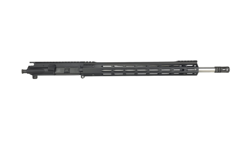 18" 204 Ruger AR-15 Barreled Upper Assembly | SHAW Barrel | 1x12 SS Rifle HBAR Barrel | Flash Hider | 15" Ultra Light MLOK Rail