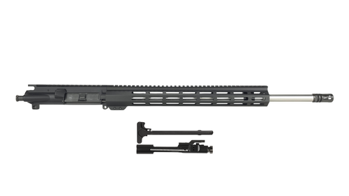 20" 204 Ruger Complete Upper with BCG and Charging Handle | SHAW Barrel | 1x12 SS Rifle HBAR Barrel | Flash Hider | 15" Picatinny MLOK Rail