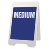 Medium Lane Indicator Sign - Blue