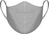 Athletic Knit Adult Large Reusable Cloth Face Mask - Heather Grey