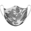 Athletic Knit Adult Large Reusable Cloth Face Mask - Grey Camo