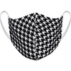 Athletic Knit Adult Large Reusable Cloth Face Mask - Houndstooth