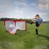 Kwik Goal Infinity Squared Pop-Up Soccer Goal - Medium (36 x 48 x 36 in) - RED