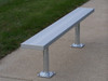 Surface Mount Aluminium Bench w/o backrest - 21 ft