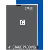 Stage Padding 4" - Price per sq. ft.