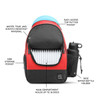 Prodigy BP-4 Ripstop Backpack V3 - Red