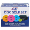 ACE Disc Golf Box Set w/Bag - 140g weight class (lightweight) (PDG.ACEDGSETBS140)