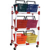  6 Colour PVC Storage Rack 