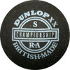 Dunlop Competition Yellow Dot Squash Ball.  Sold in Dozens.