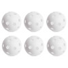 Plastic Perforated Balls 4" WHITE (Pack of 6)